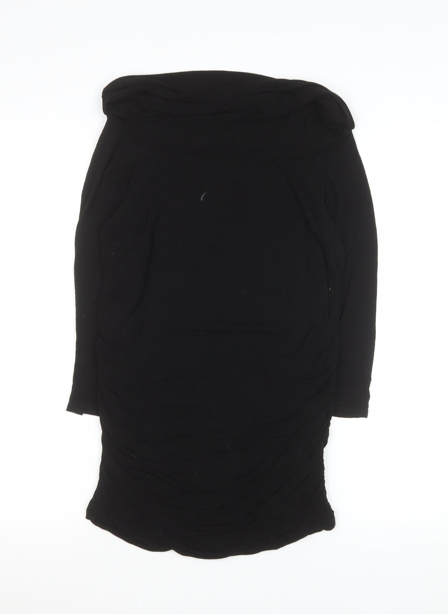 Womens UK Size L Phase Eight Black Tunic Blouse