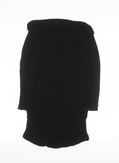 Womens UK Size L Phase Eight Black Tunic Blouse