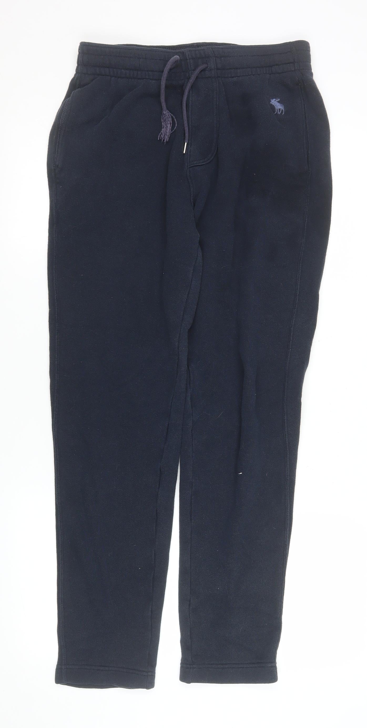 Mens UK Size XS Abercrombie & Fitch Regular Fit Sweatpants Blue Trousers