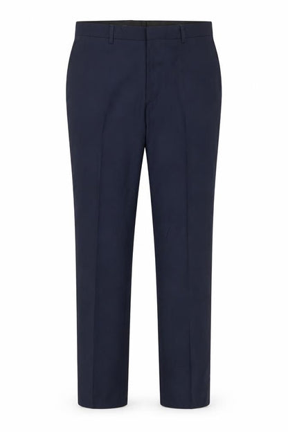 Mens UK Size L FCUK Slim Fit Dress Pants Blue Trousers
