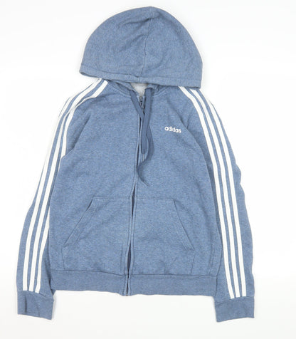 Womens UK Size 12 adidas Blue Basic Jacket