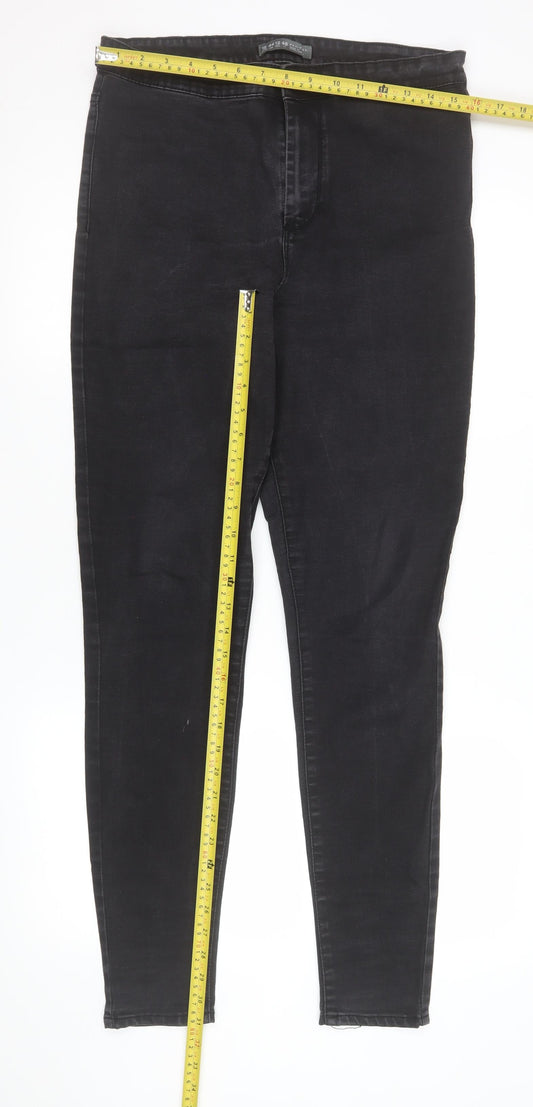 Womens UK Size 16 Denim Co. Slim Fit Skinny Black Jeans