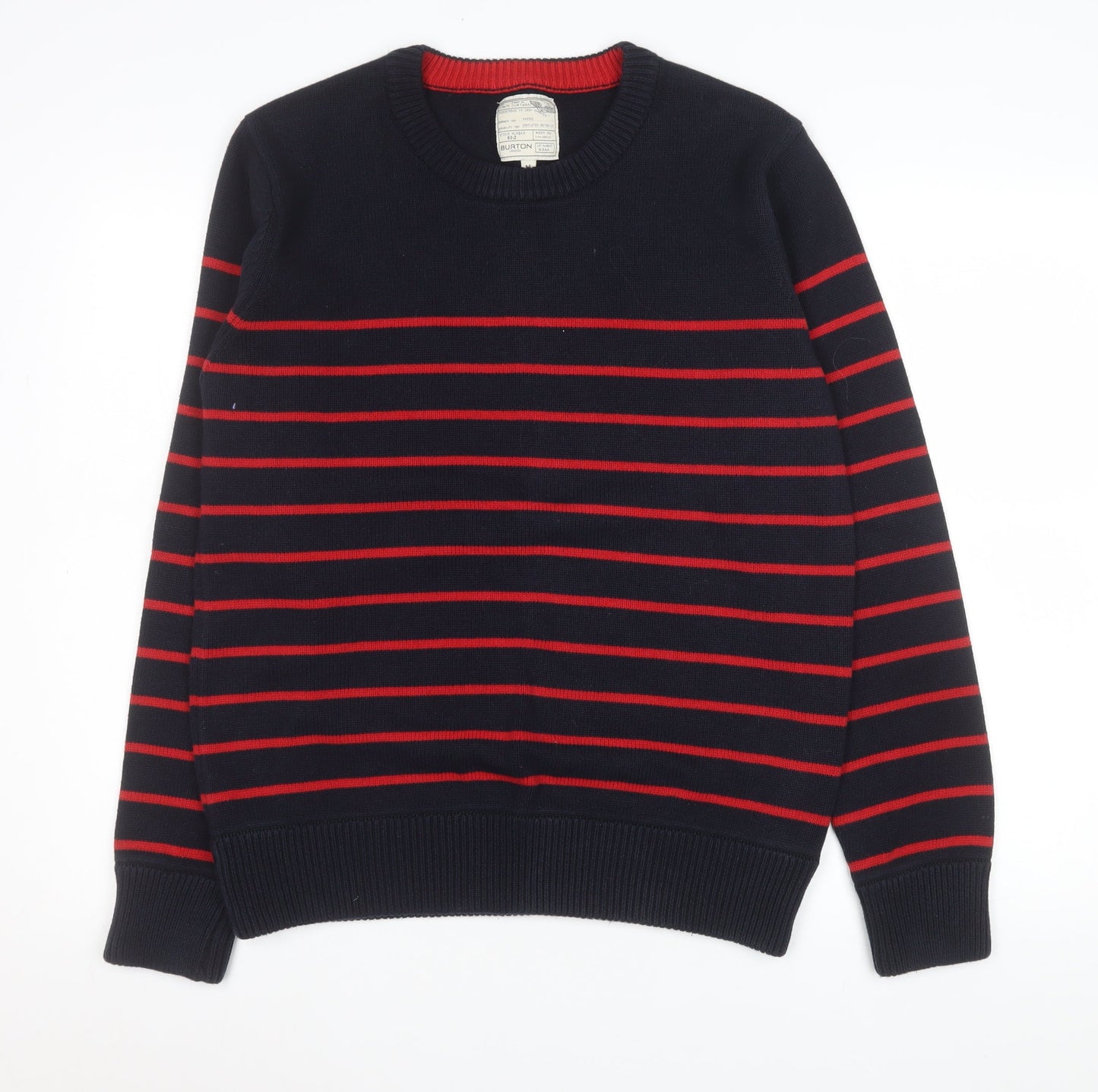 Mens UK Size M Burton Blue Pullover Jumper