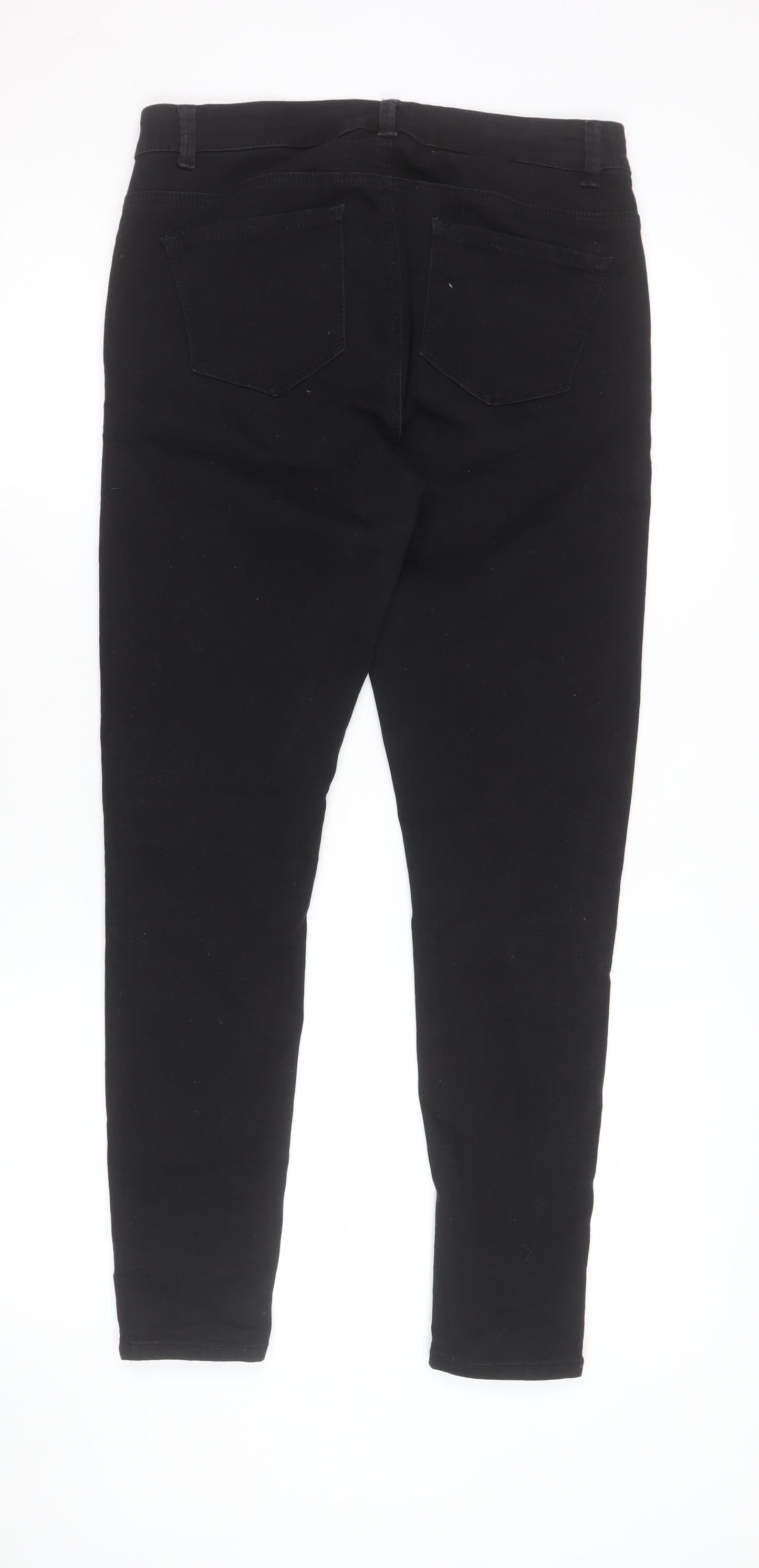 Womens UK Size 12 Denim Co. Slim Fit Skinny Black Jeans