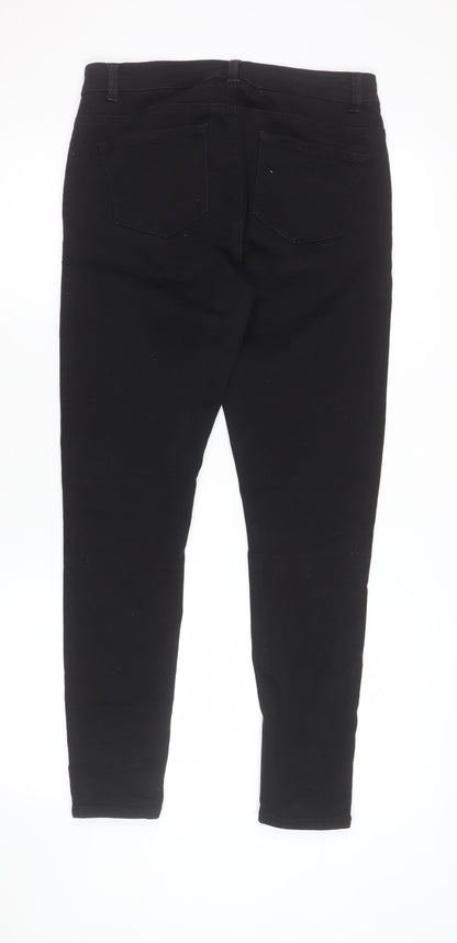 Womens UK Size 12 Denim Co. Slim Fit Skinny Black Jeans