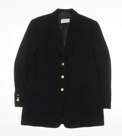 Womens UK Size 12 Basler Regular Black Blazer