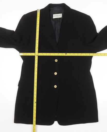 Womens UK Size 12 Basler Regular Black Blazer