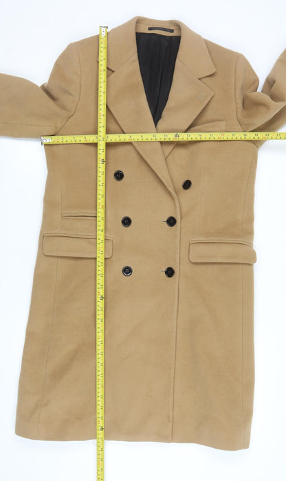 Mens UK Size 38 The Kooples Beige Overcoat