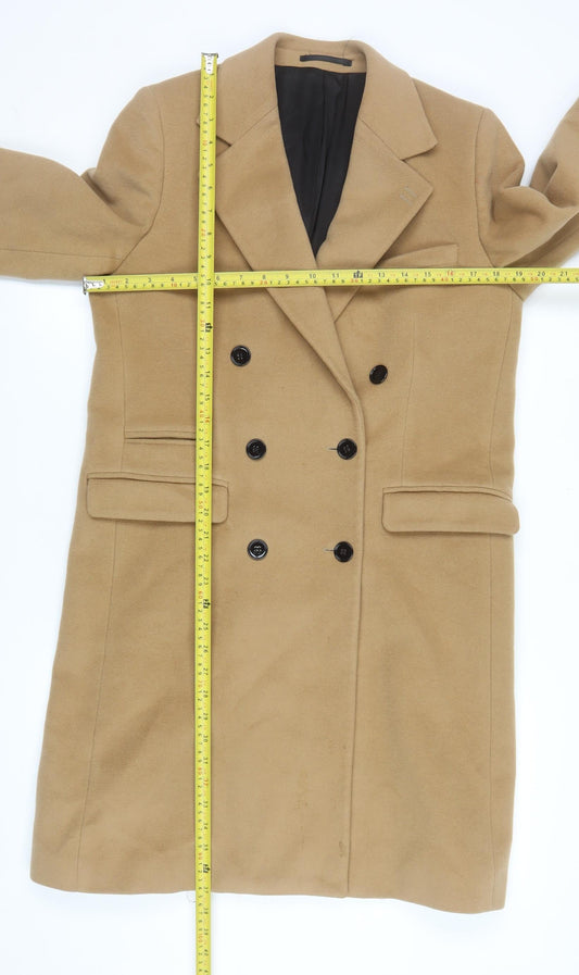 Mens UK Size 38 The Kooples Beige Overcoat