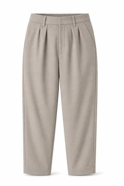 Womens UK Size 6 Benetton Regular Fit BusinessCasualWorkwear Beige Trousers