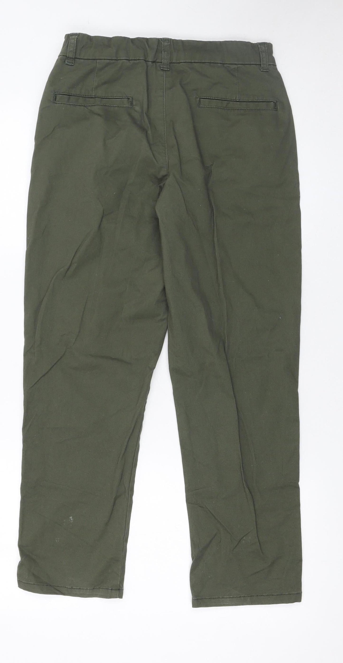 Boys UK Size 27 in Dunnes Stores Regular Fit Chino Green Trousers