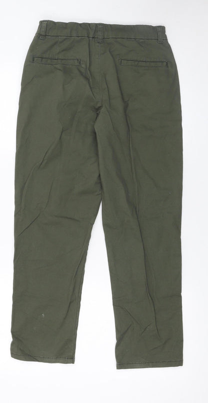 Boys UK Size 27 in Dunnes Stores Regular Fit Chino Green Trousers