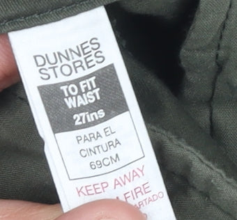 Boys UK Size 27 in Dunnes Stores Regular Fit Chino Green Trousers
