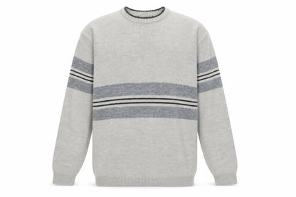 Mens UK Size L St. Bernard Grey Pullover Jumper