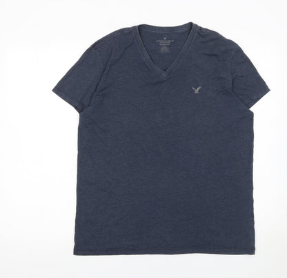 Mens UK Size M American Eagle Outfitters Blue  T-Shirt