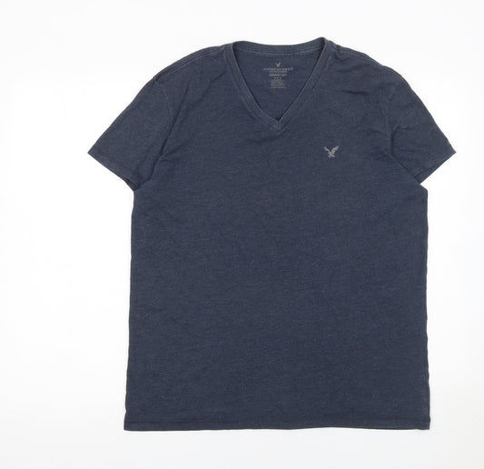 Mens UK Size M American Eagle Outfitters Blue  T-Shirt