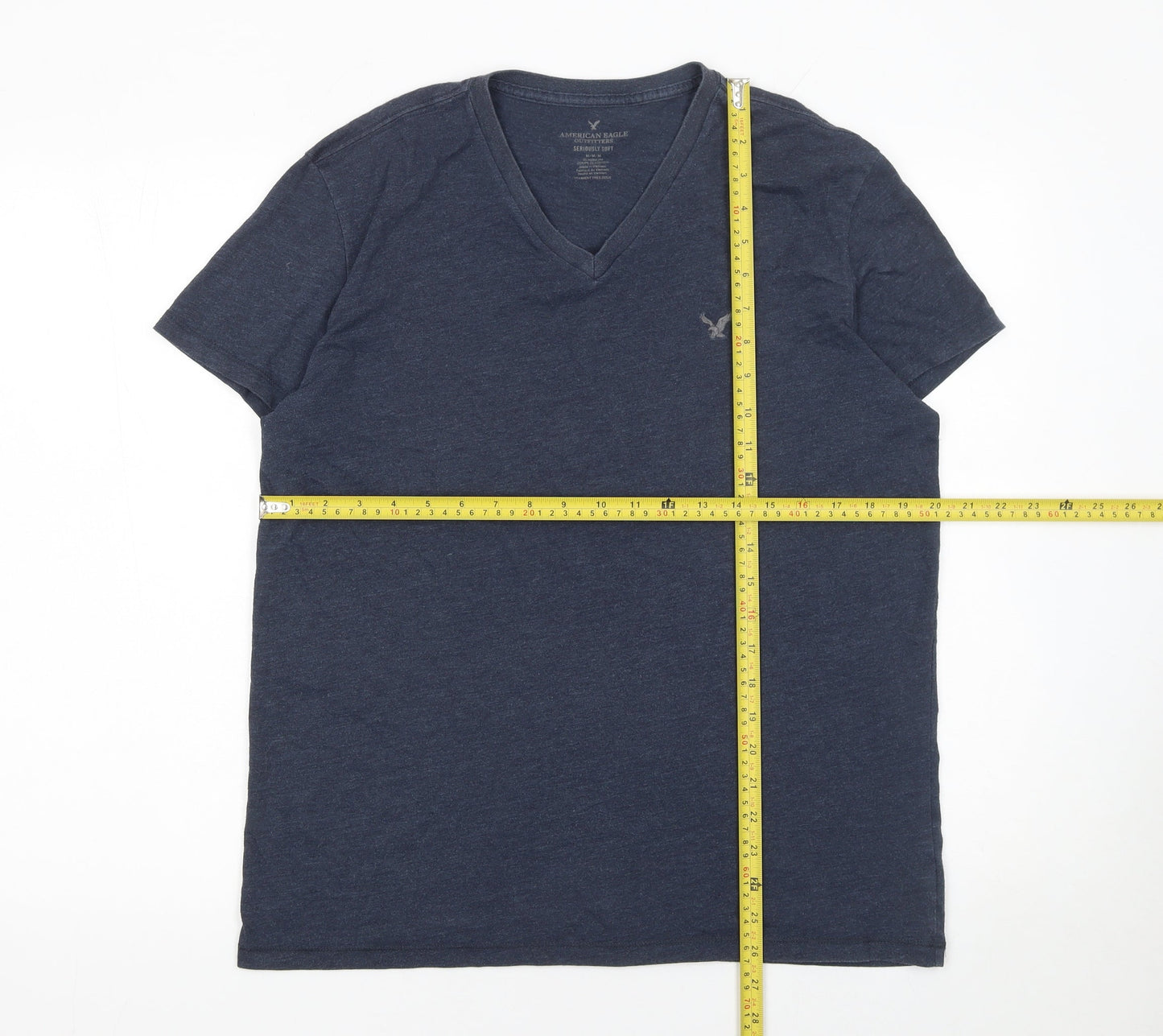 Mens UK Size M American Eagle Outfitters Blue  T-Shirt