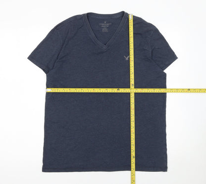 Mens UK Size M American Eagle Outfitters Blue  T-Shirt