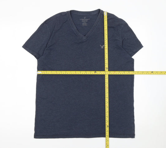 Mens UK Size M American Eagle Outfitters Blue  T-Shirt