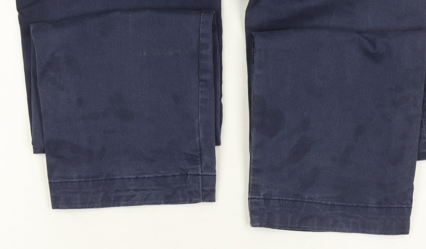 Mens UK Size L Ted Baker Slim Fit Chino Blue Trousers