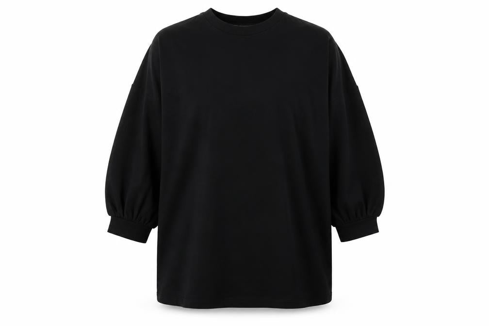 Womens UK Size L Dunnes Stores Black Jersey T-Shirt