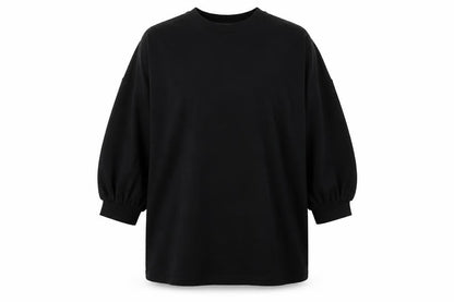 Womens UK Size L Dunnes Stores Black Jersey T-Shirt