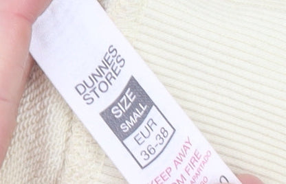 Womens UK Size S Dunnes Stores Beige Pullover Sweatshirt