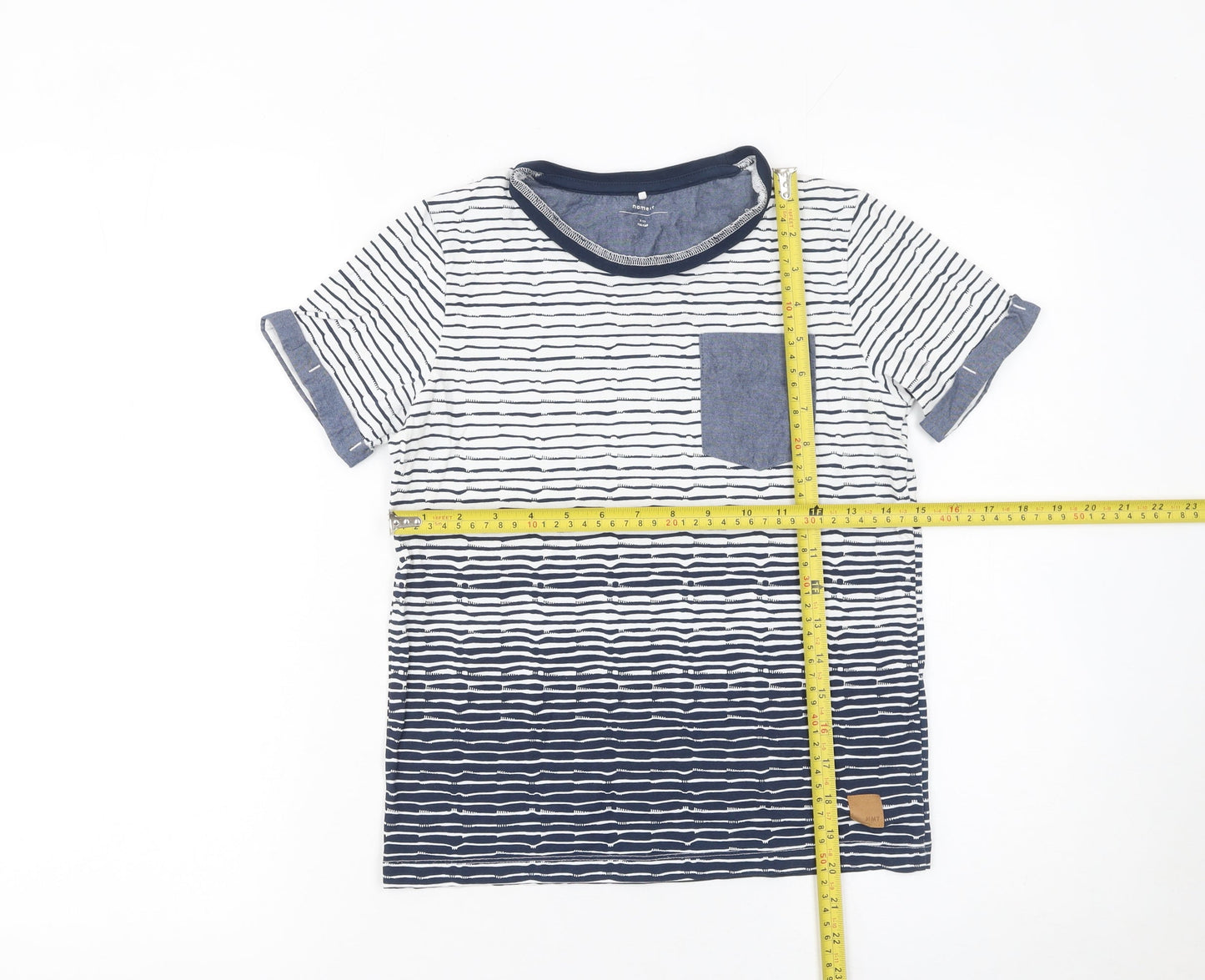 Boys UK Size 9-10 Years name it Blue Basic T-Shirt