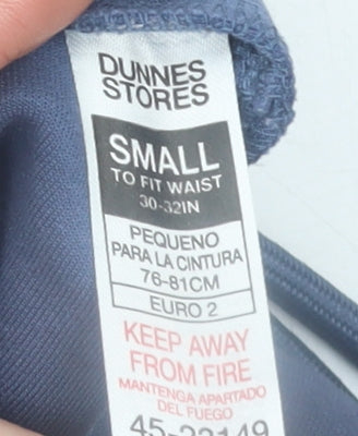 Dunnes Boys Blue Sweat Shorts S Regular Fit Drawstring Pockets