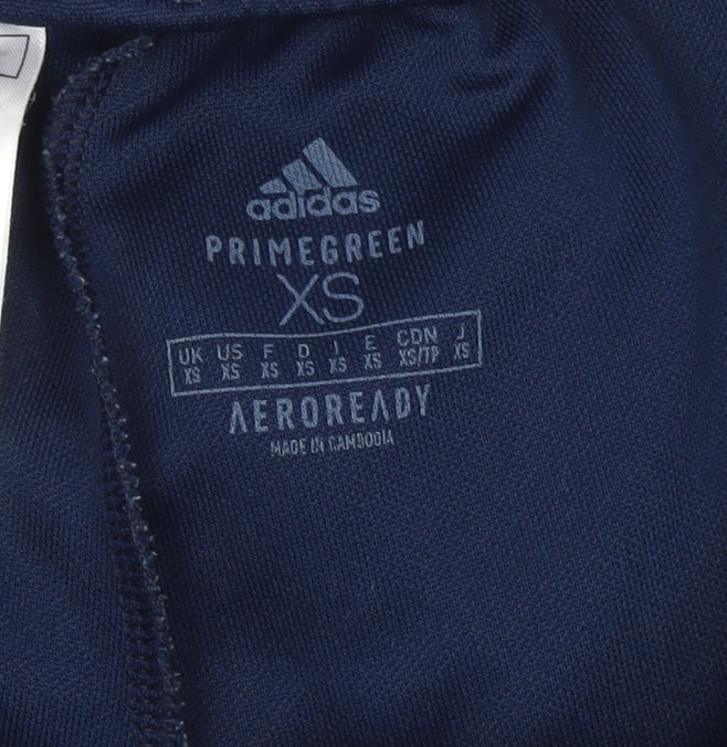 Boys UK Size XS adidas Slim Fit Jogger Blue Trousers