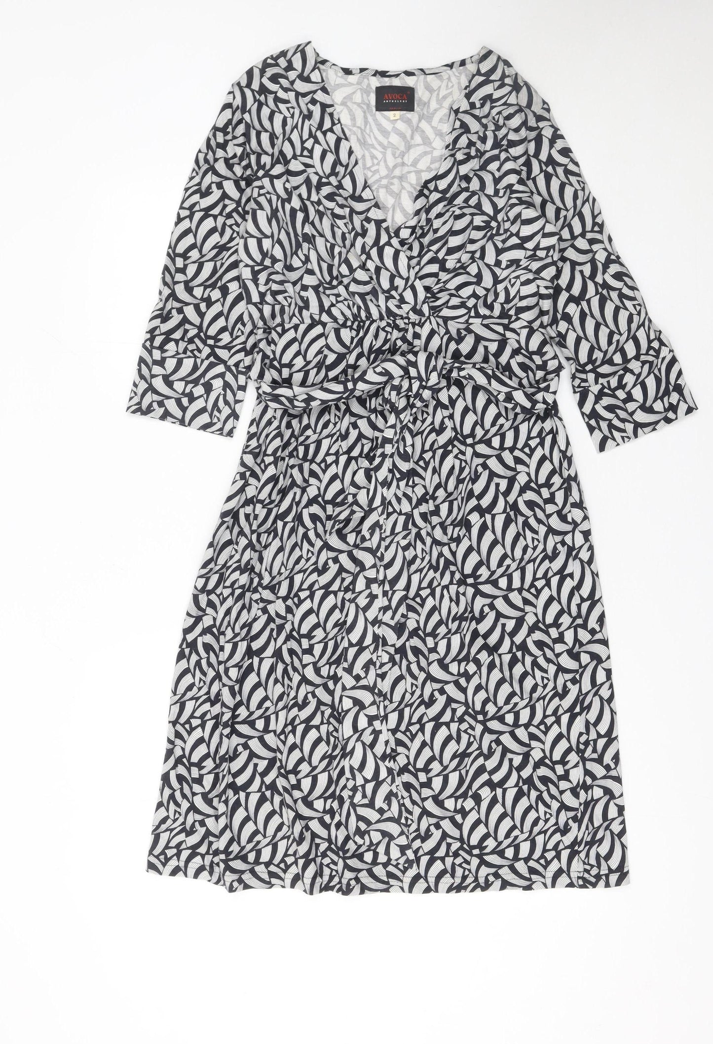 Womens UK Size 8 Avoca Anthology Wrap Dress