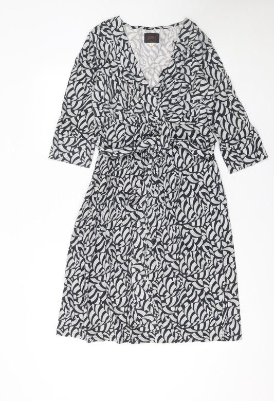 Womens UK Size 8 Avoca Anthology Wrap Dress