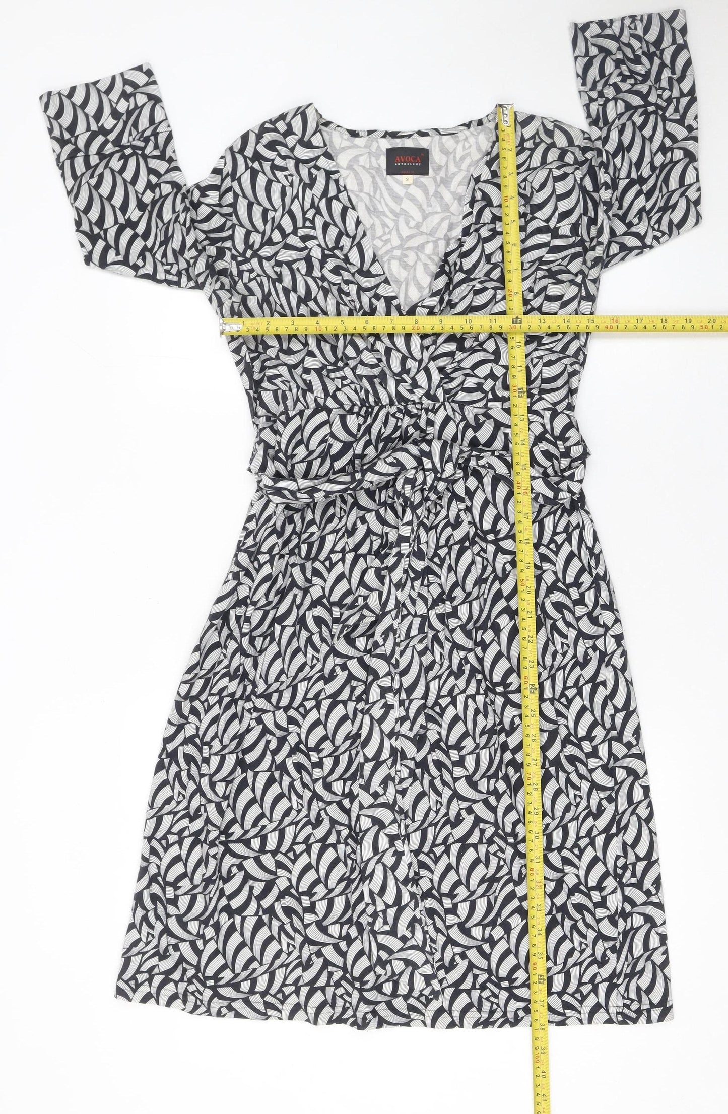 Womens UK Size 8 Avoca Anthology Wrap Dress