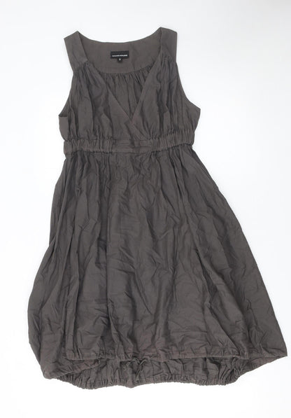 Womens UK Size 10 Warehouse Bubble Hem Dress