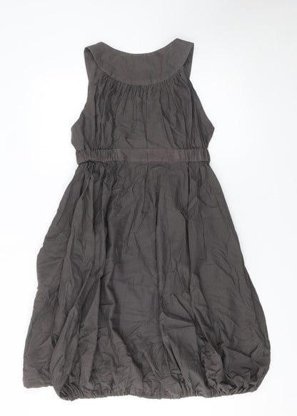 Womens UK Size 10 Warehouse Bubble Hem Dress
