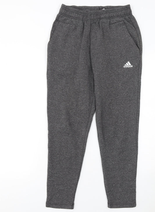 Mens UK Size S adidas Regular Fit Jogger Grey Trousers