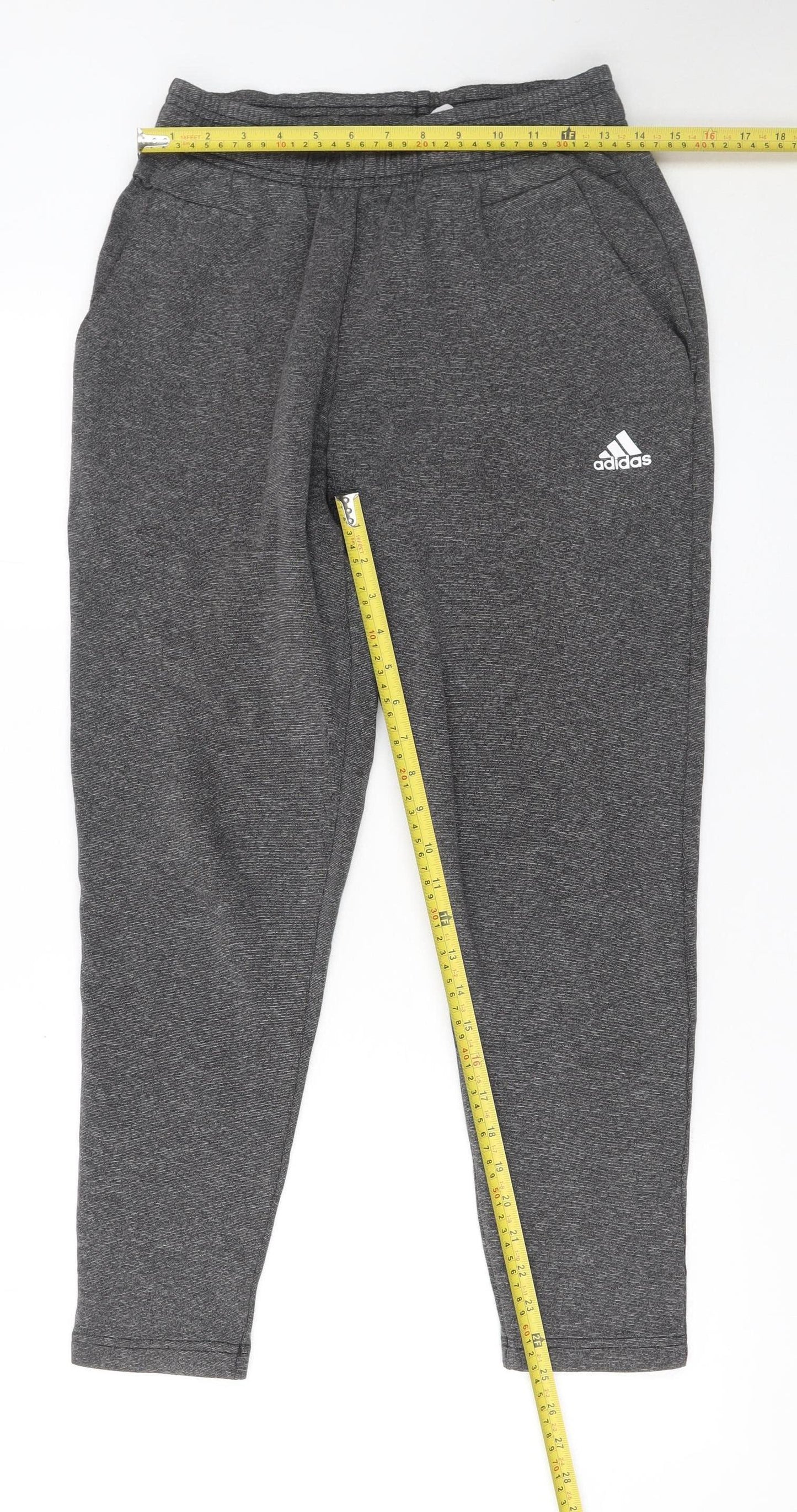 Mens UK Size S adidas Regular Fit Jogger Grey Trousers