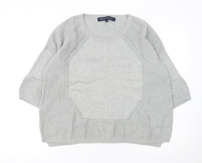 Womens UK Size M French Connection Grey Pullover Jumper