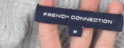 Womens UK Size M French Connection Grey Pullover Jumper