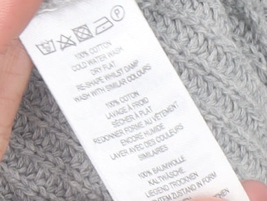 Womens UK Size M French Connection Grey Pullover Jumper