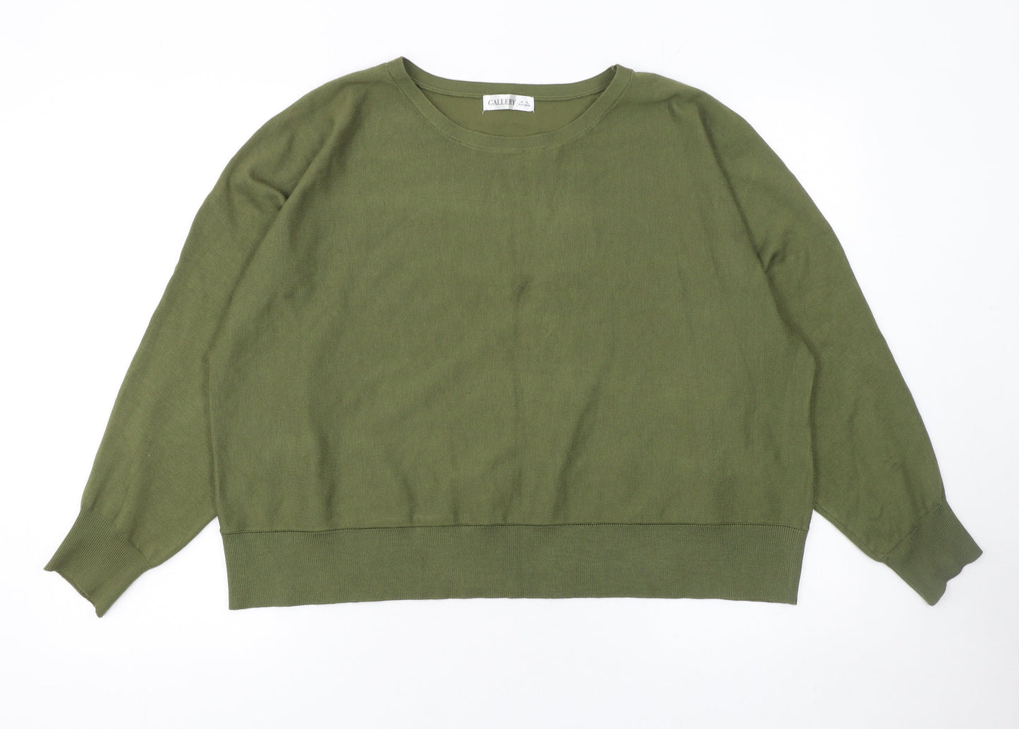 Womens UK Size XL Gallery Green Pullover Jumper
