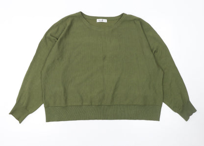 Womens UK Size XL Gallery Green Pullover Jumper