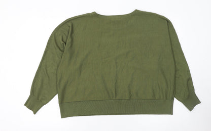 Womens UK Size XL Gallery Green Pullover Jumper