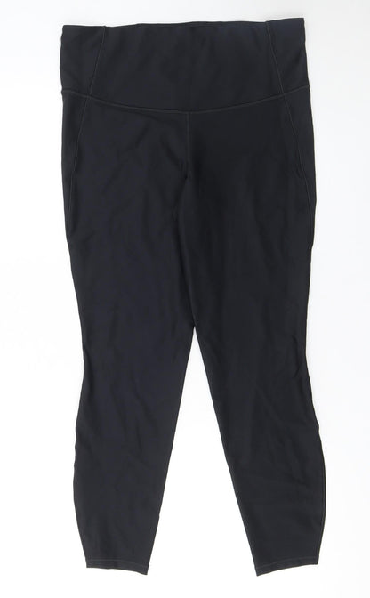 Womens UK Size L All in Motion Slim Fit Ankle Black Leggings