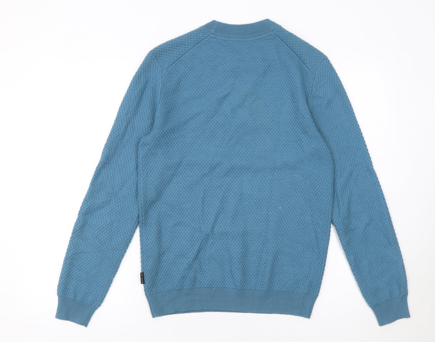 Mens UK Size S Ted Baker Blue Pullover Jumper