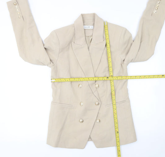 Womens UK Size 12 Gallery Regular Beige Blazer