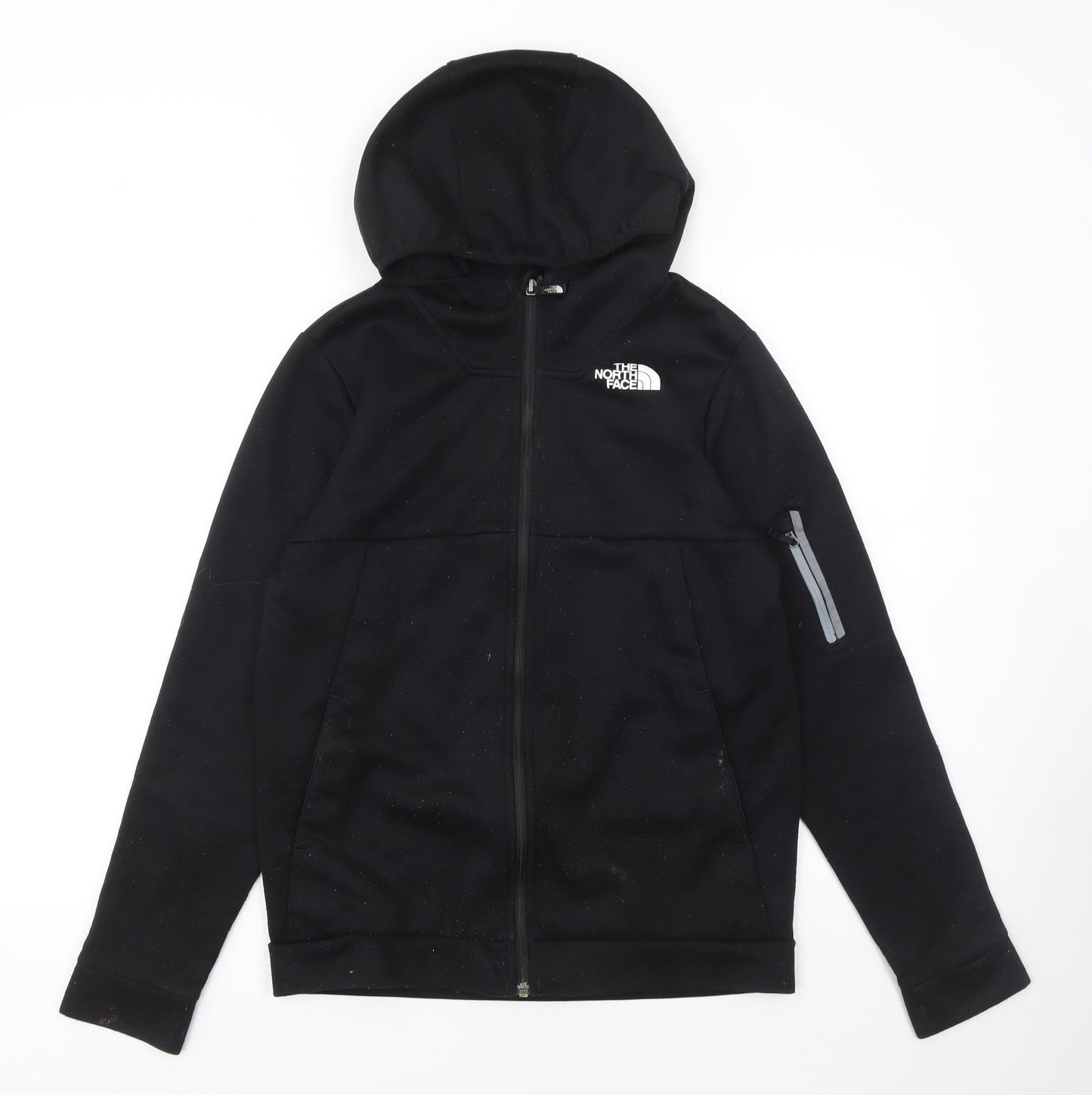 Boys UK Size 18 Plus The North Face Black Full Zip Hoodie