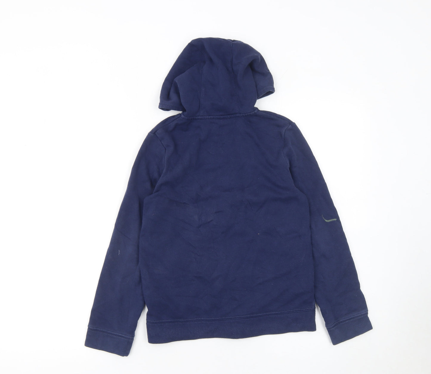Boys UK Size 9-10 Years Nike Blue Full Zip Hoodie