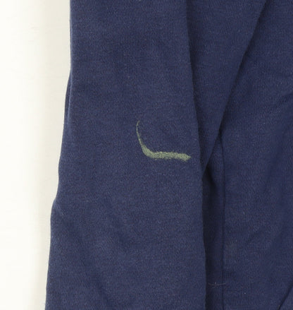 Boys UK Size 9-10 Years Nike Blue Full Zip Hoodie