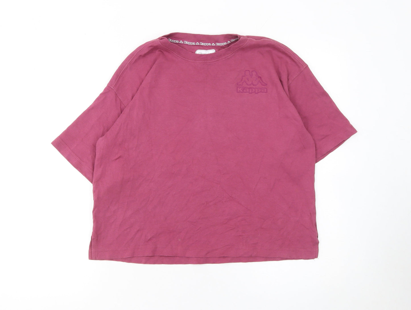 Womens UK Size 2XS Kappa x Primark Pink Basic T-Shirt